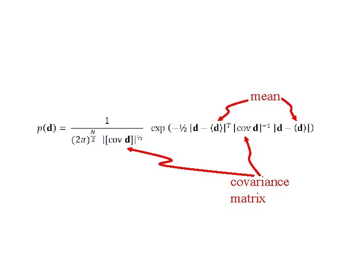 mean covariance matrix 