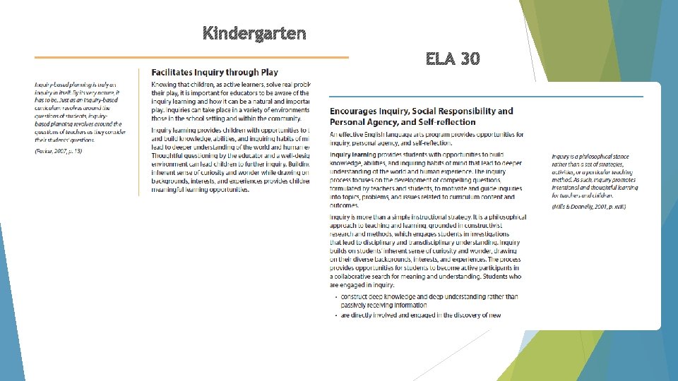 Kindergarten ELA 30 
