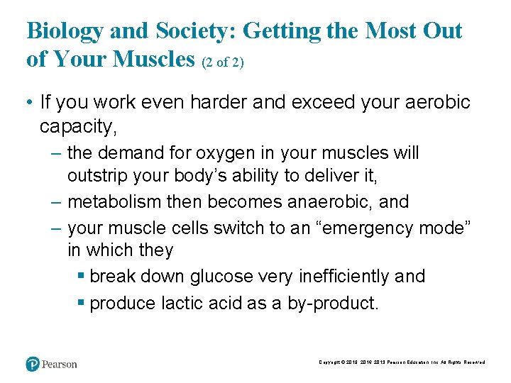 Biology and Society: Getting the Most Out of Your Muscles (2 of 2) •