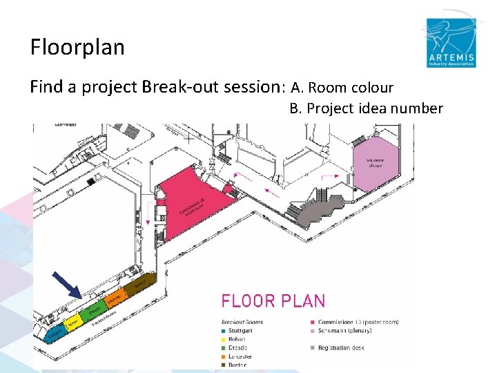 Floorplan Find a project Break-out session: A. Room colour B. Project idea number 