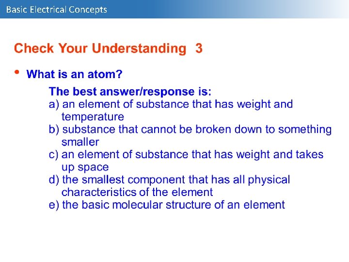 Basic Electrical Concepts 