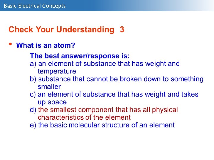 Basic Electrical Concepts 