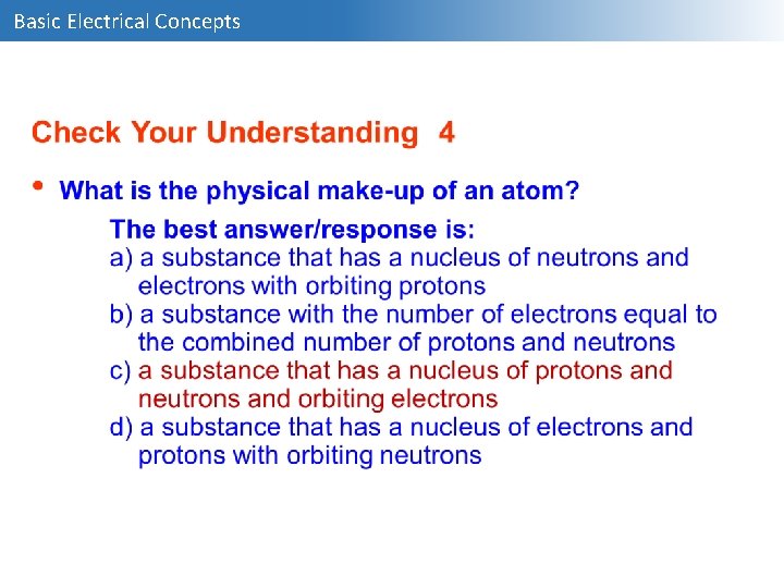 Basic Electrical Concepts 