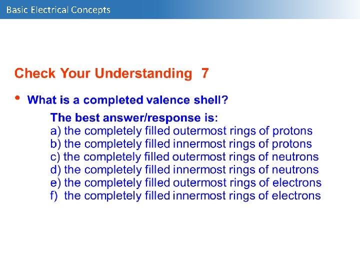 Basic Electrical Concepts 