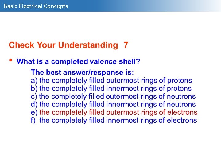 Basic Electrical Concepts 