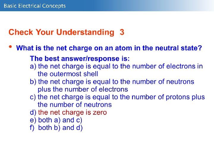Basic Electrical Concepts 