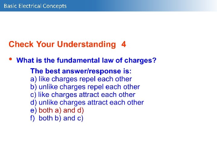 Basic Electrical Concepts 