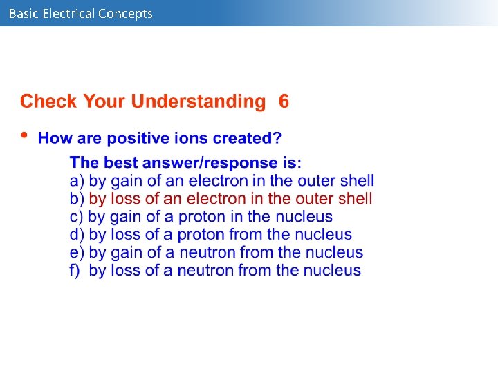 Basic Electrical Concepts 