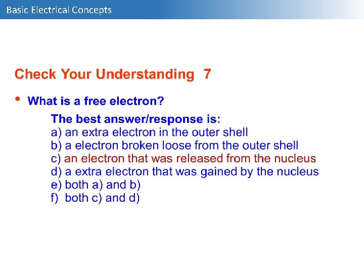 Basic Electrical Concepts 