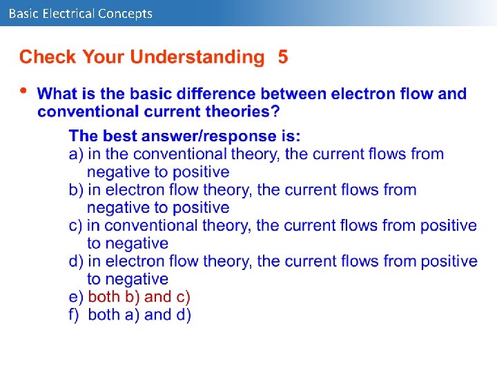 Basic Electrical Concepts 