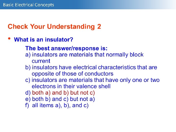 Basic Electrical Concepts 
