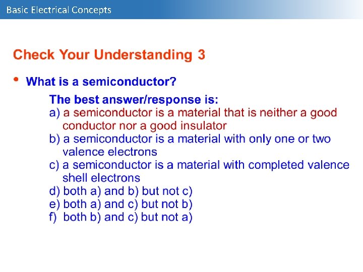 Basic Electrical Concepts 