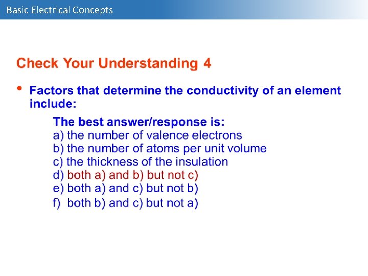 Basic Electrical Concepts 