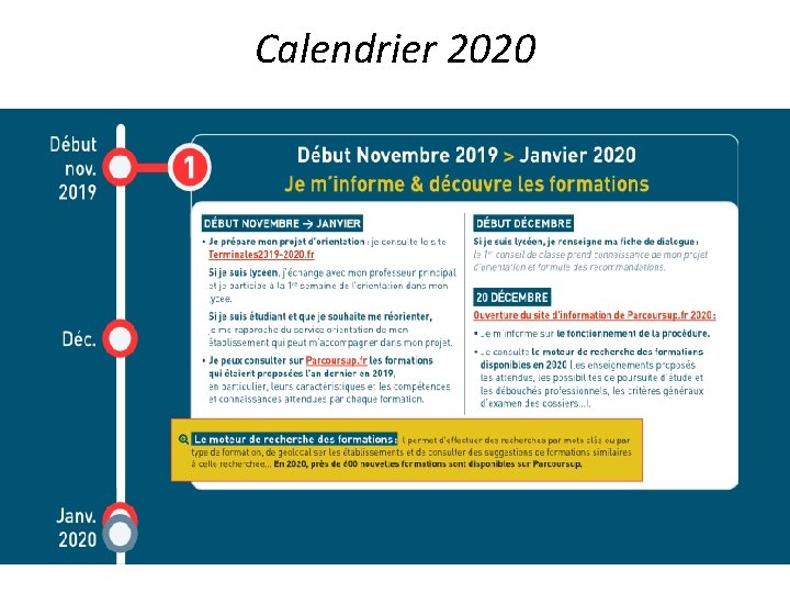 Calendrier 2020 