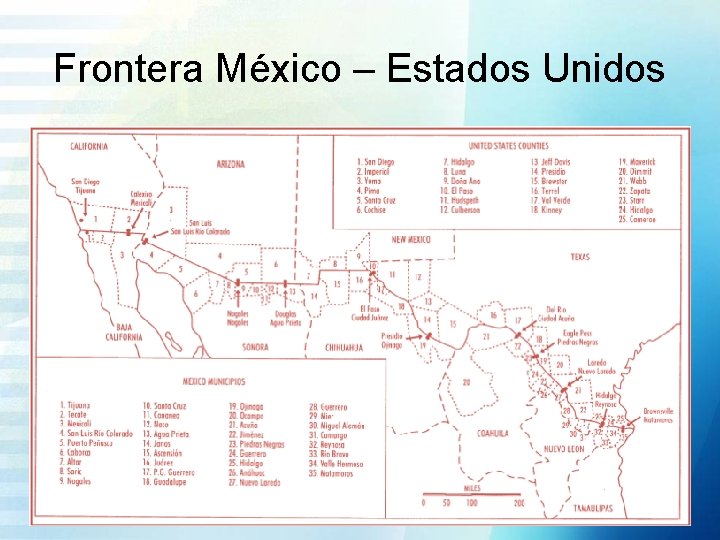 Frontera México – Estados Unidos 