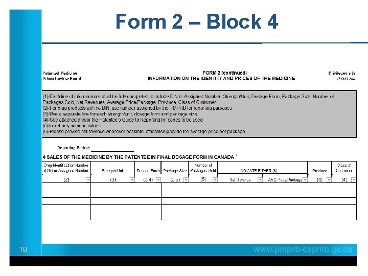 Form 2 – Block 4 18 