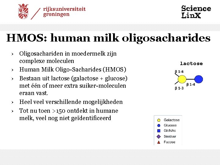 HMOS: human milk oligosacharides › Oligosachariden in moedermelk zijn complexe moleculen › Human Milk