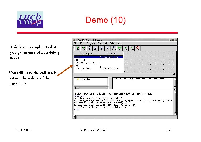 Demo (10) This is an example of what you get in case of non