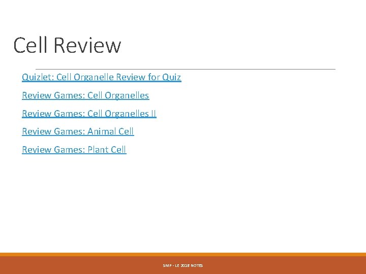Cell Review Quizlet: Cell Organelle Review for Quiz Review Games: Cell Organelles II Review