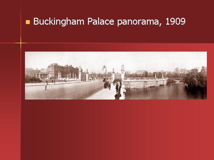 n Buckingham Palace panorama, 1909 