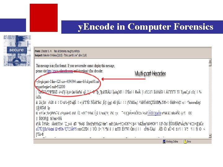 y. Encode in Computer Forensics 