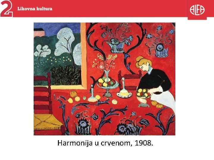 Harmonija u crvenom, 1908. 
