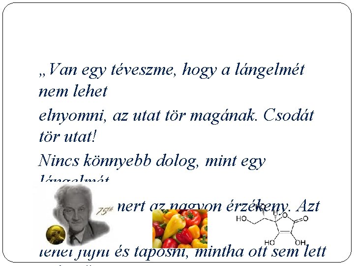 „Van egy téveszme, hogy a lángelmét nem lehet elnyomni, az utat tör magának. Csodát