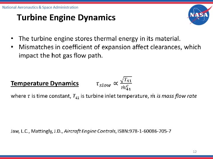 Turbine Engine Dynamics 12 