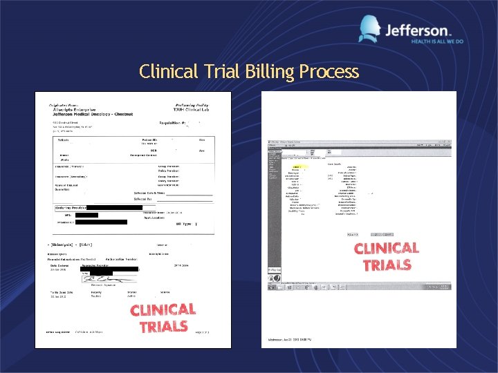 Clinical Trial Billing Process • 