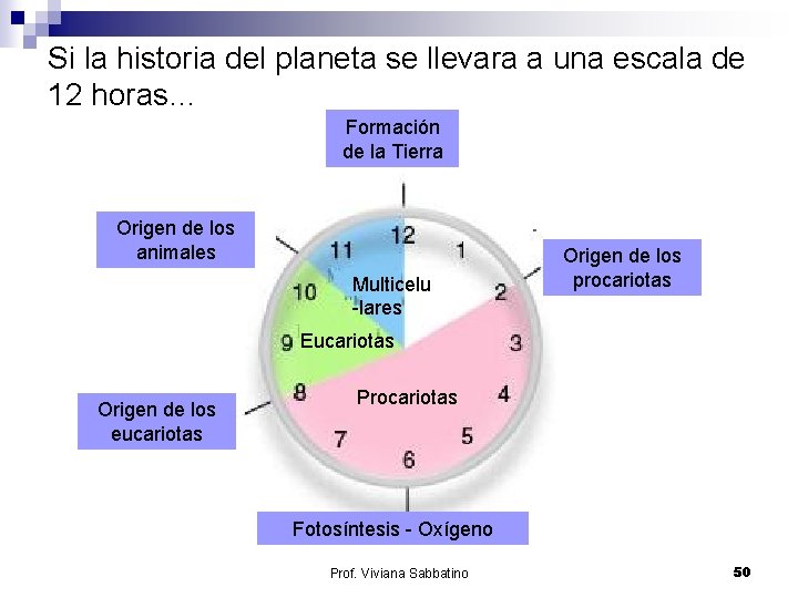 Si la historia del planeta se llevara a una escala de 12 horas… Formación