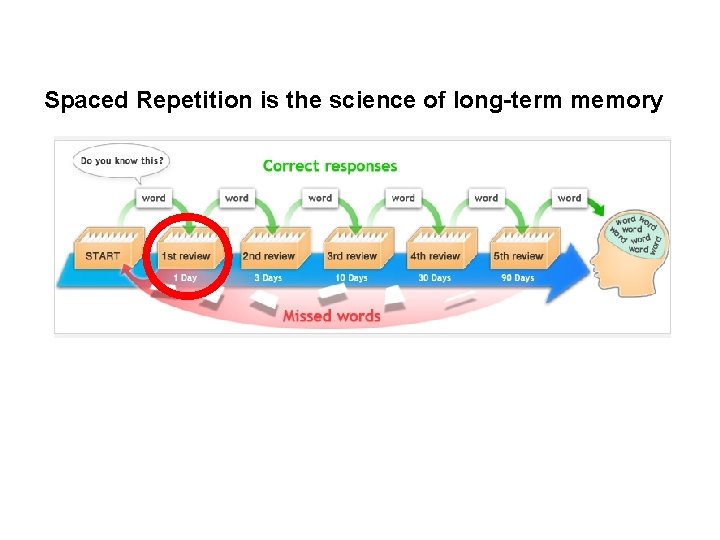 Spaced Repetition is the science of long-term memory 