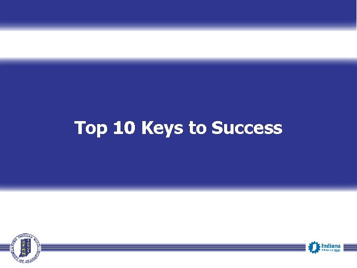 Top 10 Keys to Success 