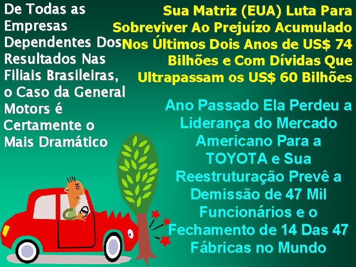 De Todas as Sua Matriz (EUA) Luta Para Empresas Sobreviver Ao Prejuízo Acumulado Dependentes