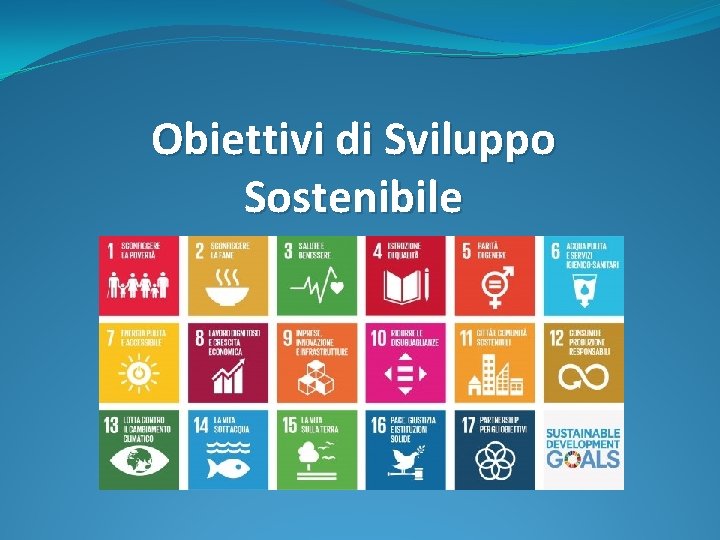 Obiettivi di Sviluppo Sostenibile 