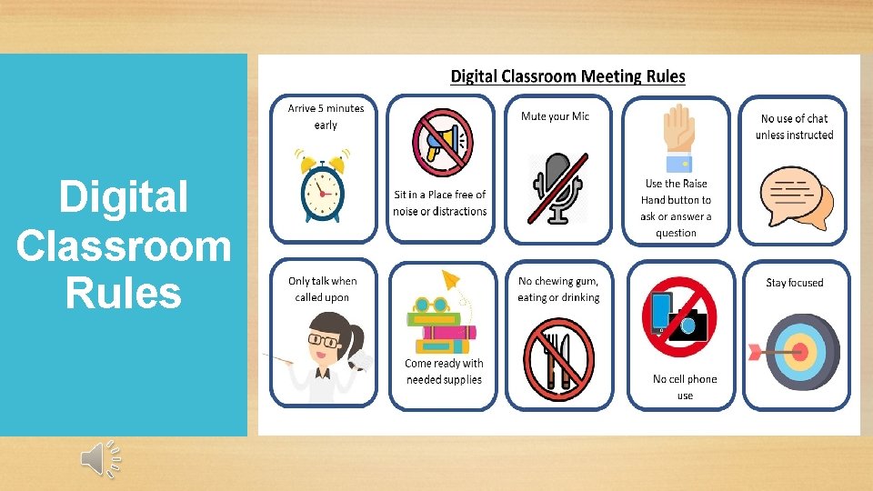 Digital Classroom Rules 