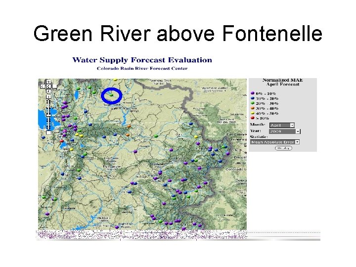 Green River above Fontenelle 