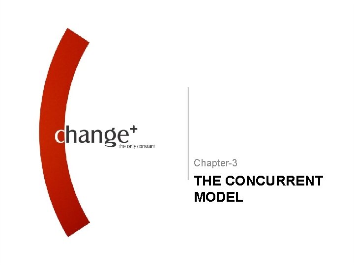Chapter-3 THE CONCURRENT MODEL Chapter-3 THE CONCURRENT MODEL