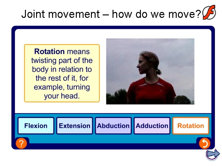 Joint movement – how do we move? 