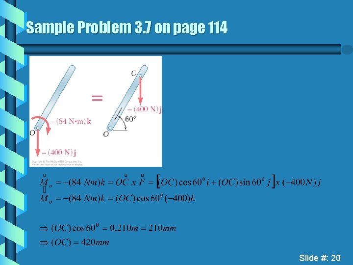 Sample Problem 3. 7 on page 114 Slide #: 20 