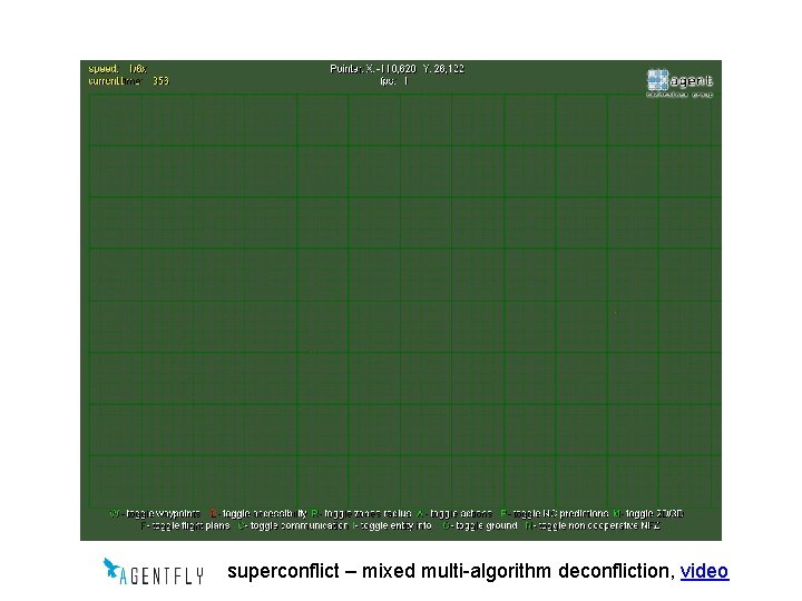 superconflict – mixed multi-algorithm deconfliction, video 