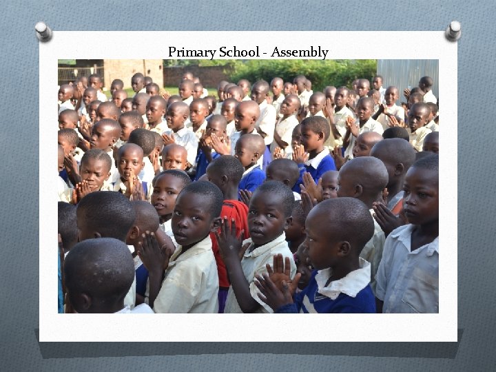 Primary School - Assembly 