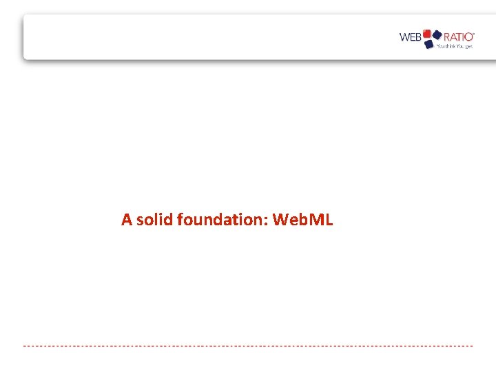 A solid foundation: Web. ML 