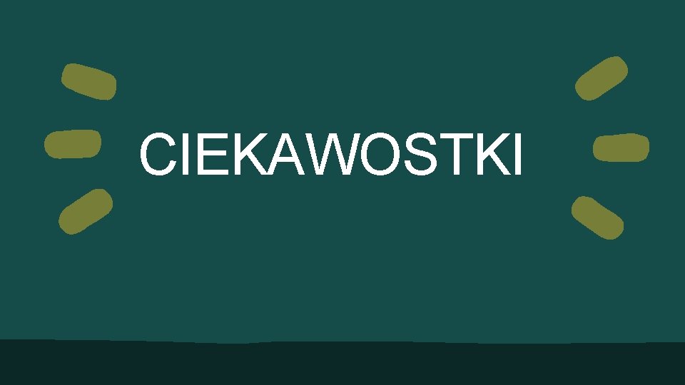 CIEKAWOSTKI 