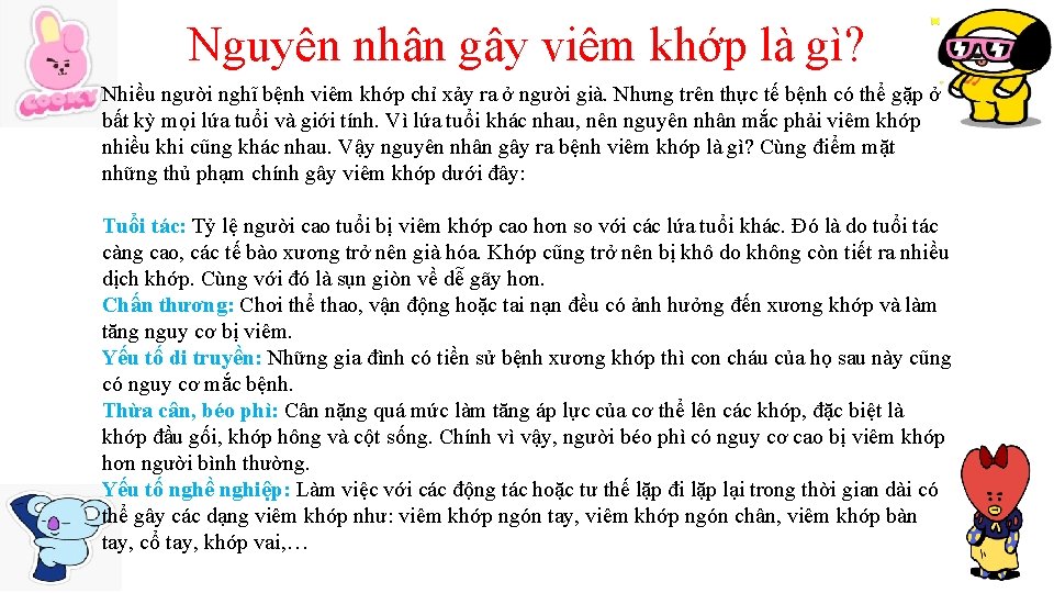 Nguyên nhân gây viêm khớp là gì? Nhiều người nghĩ bệnh viêm khớp chỉ