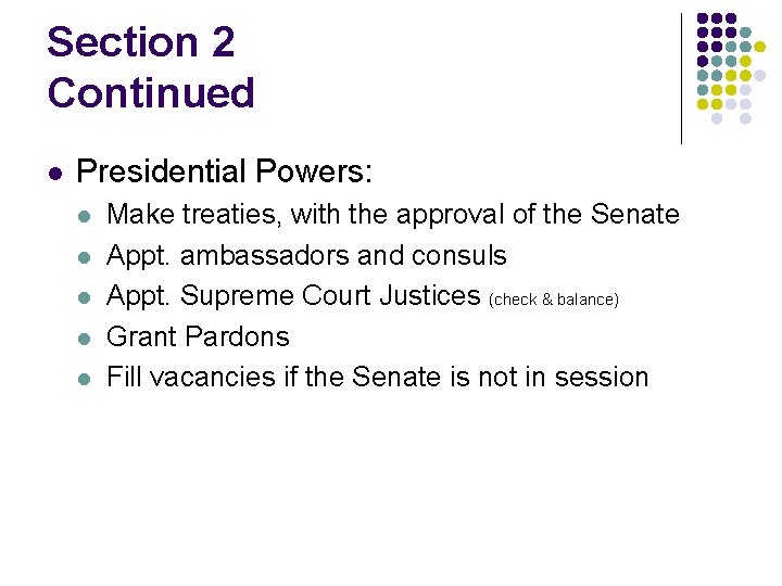 Article II Executive Branch Section 1 l Head