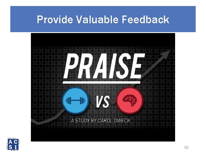 Provide Valuable Feedback 30 