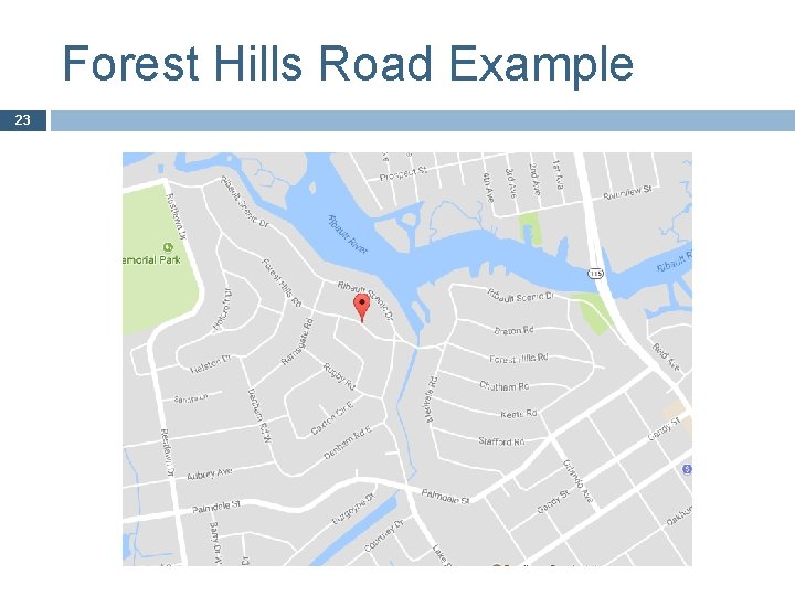 Forest Hills Road Example 23 