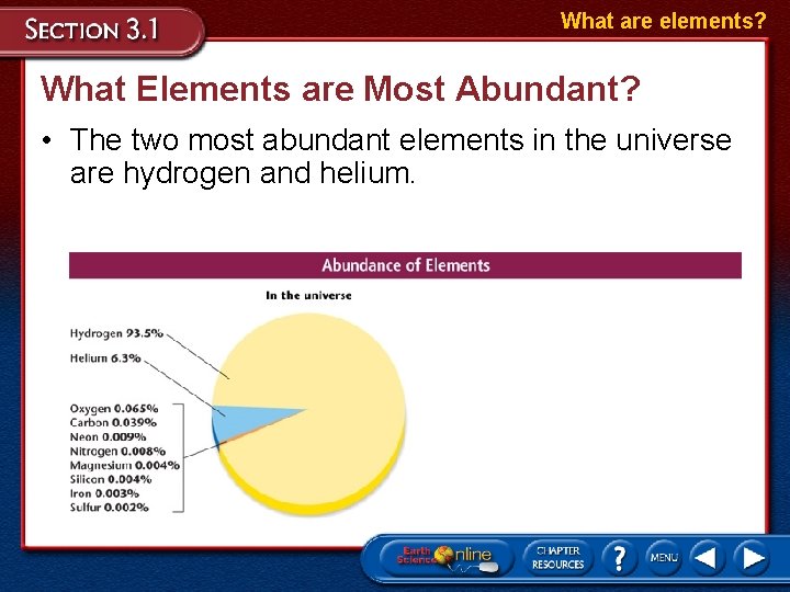 What are elements? What Elements are Most Abundant? • The two most abundant elements