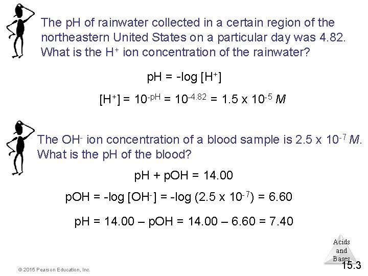 The p. H of rainwater collected in a certain region of the northeastern United