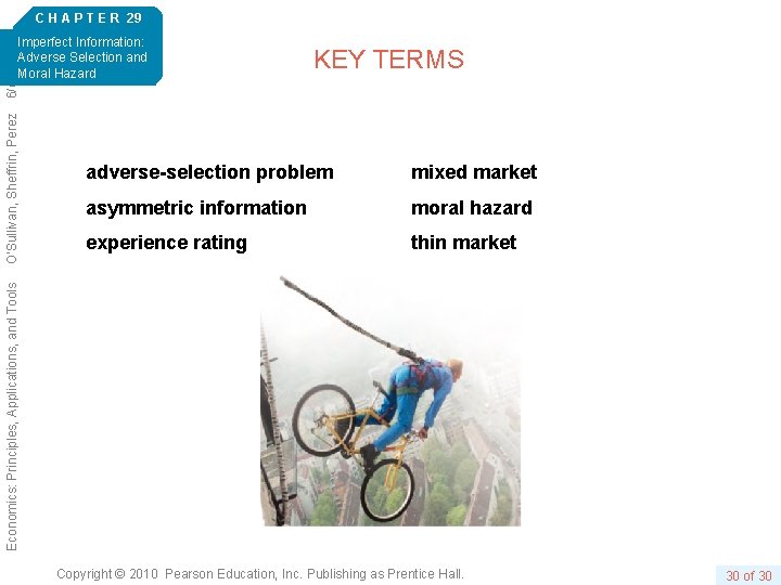 C H A P T E R 29 KEY TERMS adverse-selection problem mixed market